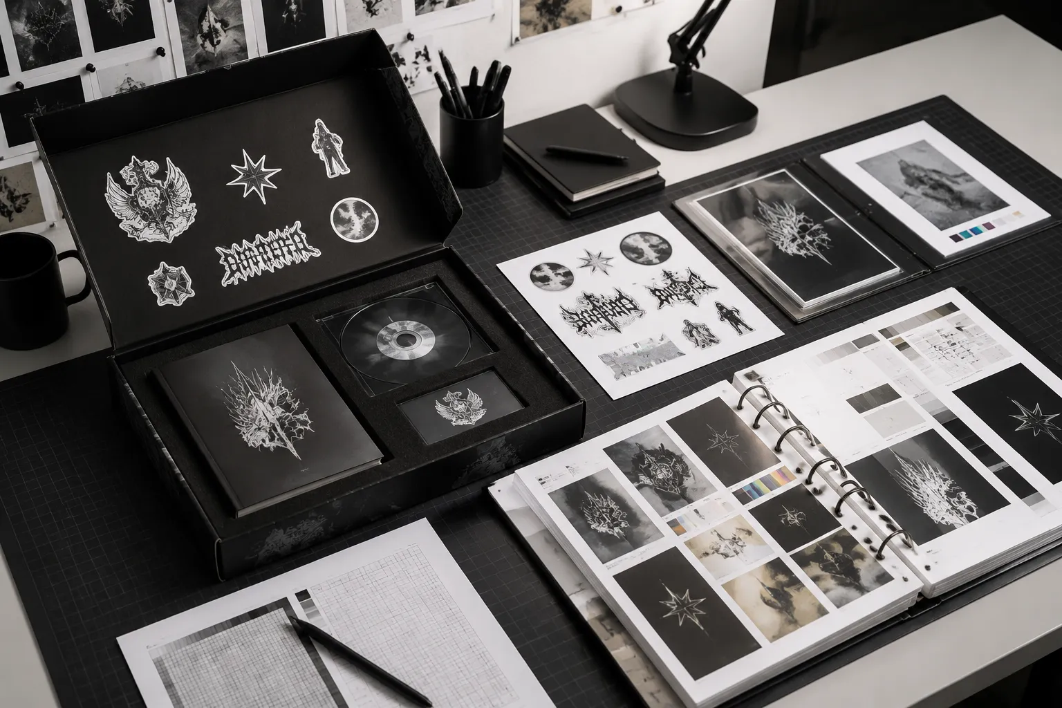 Creative pack mockup separated from provenance notes for visual and source review