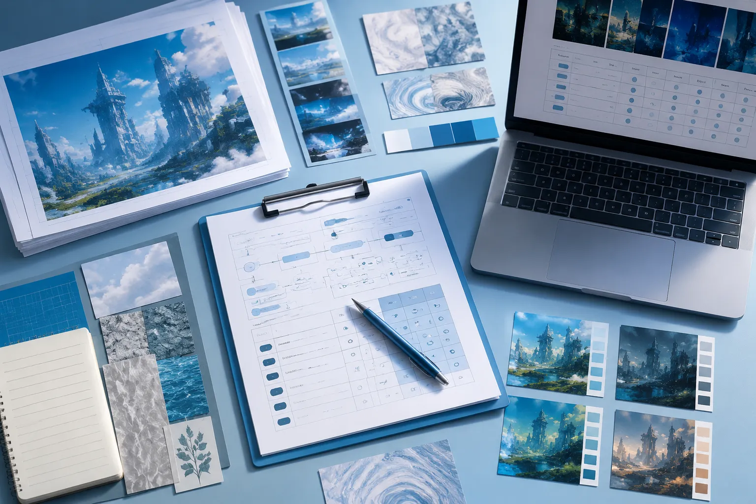 AI Artwork Provenance Sheet for a Mixed-Source Asset Pack
